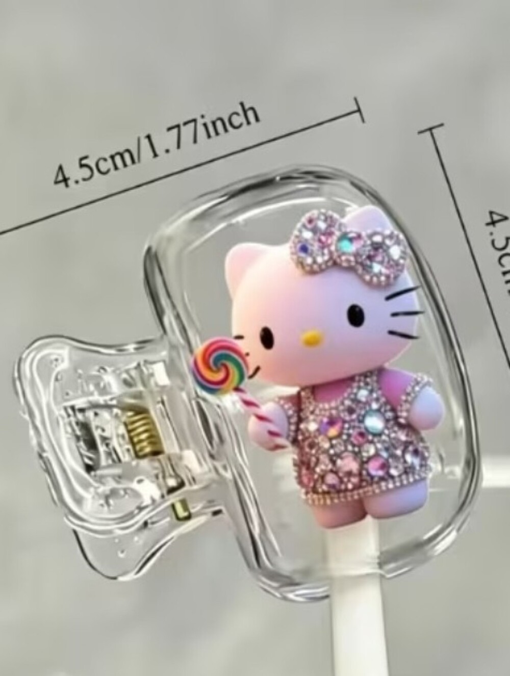 Hello Kitty Pink Decorative Toothbrush Head Cover - Kids Accessories
